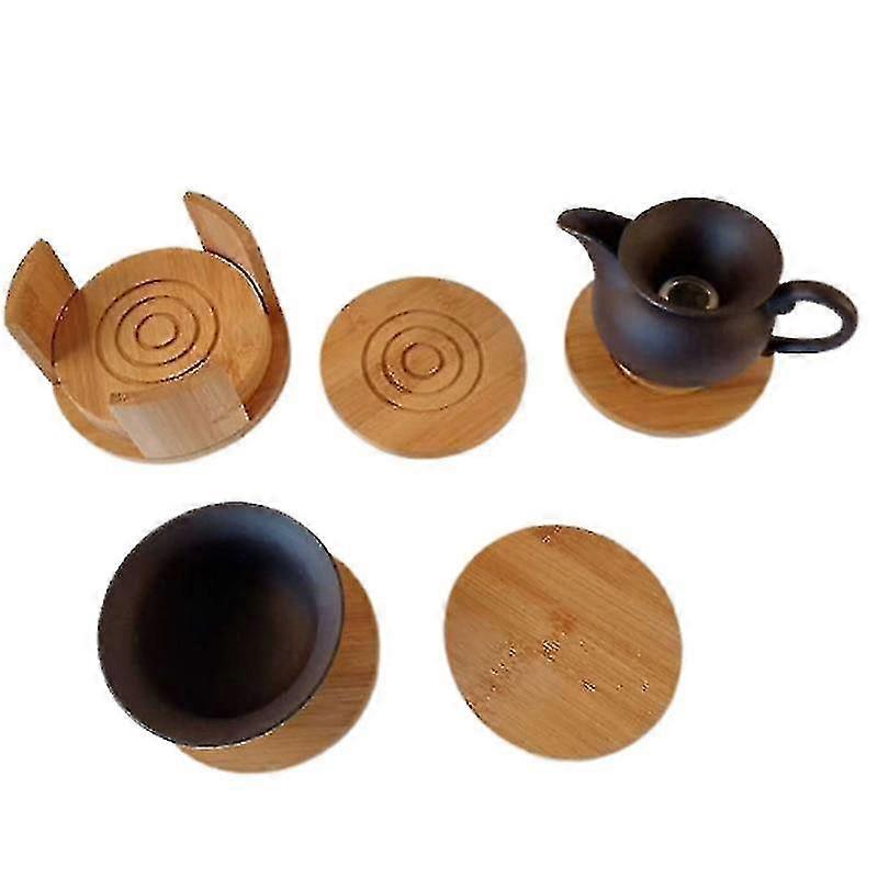 コースター竹コースター吸収凝縮木製コースターホルダー