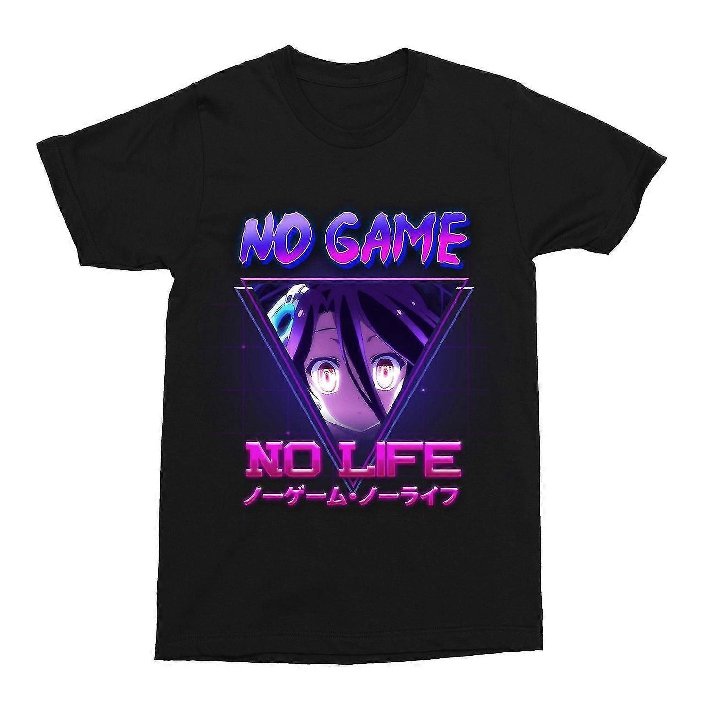 Ei peliä ei elämää anime t-paita
