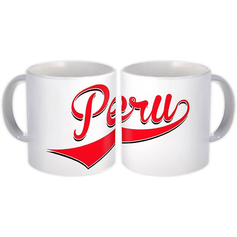 Hediye Kupa: Peru Bayrağı