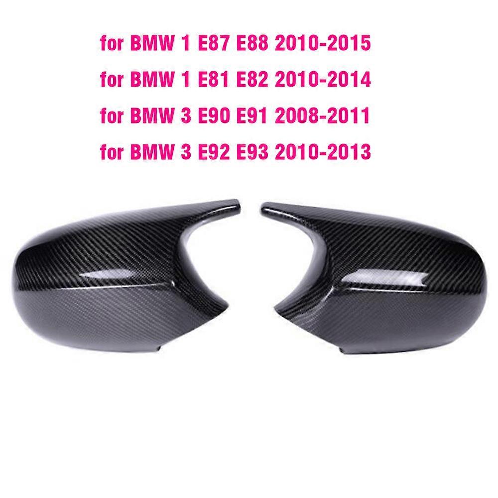 Replacement Rearview Side Mirror Covers Cap For BMW E90 E91 E92 E93 E81 E87 E82 E88 3 1 Series M Accessories Carbon Fiber Gloss
