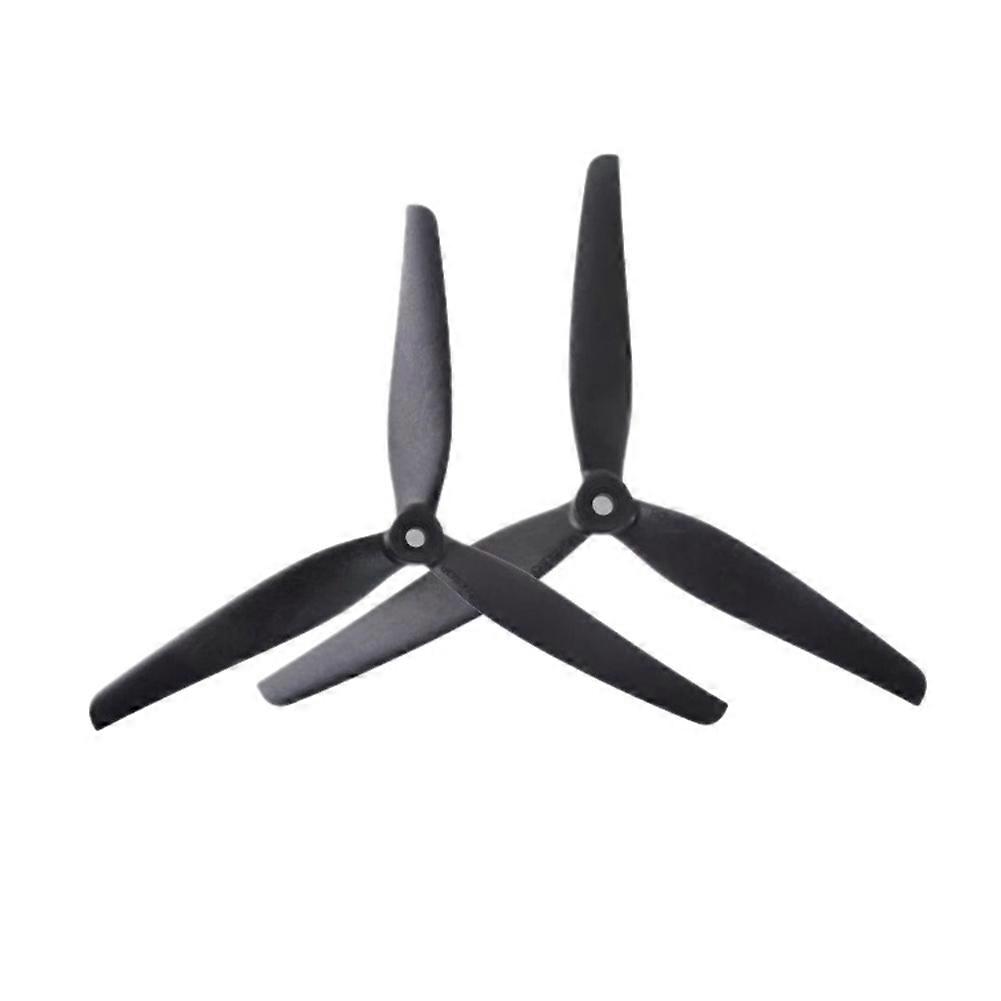 7X4.5X3 7inch 3 Blades Propeller Black Carbon Reinforced Nylon Propeller for FPV Drone 7045