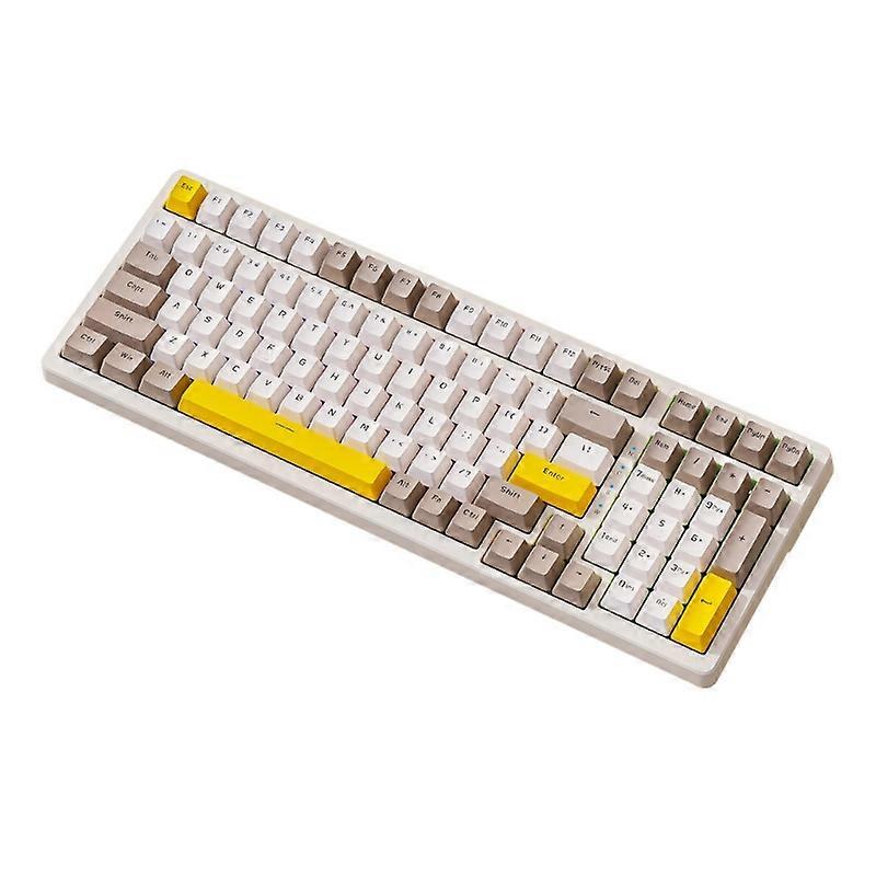 K3MAX RGB Light Hot Plug Mechanisch Toetsenbord 100Keys ESports Game Toetsenborden