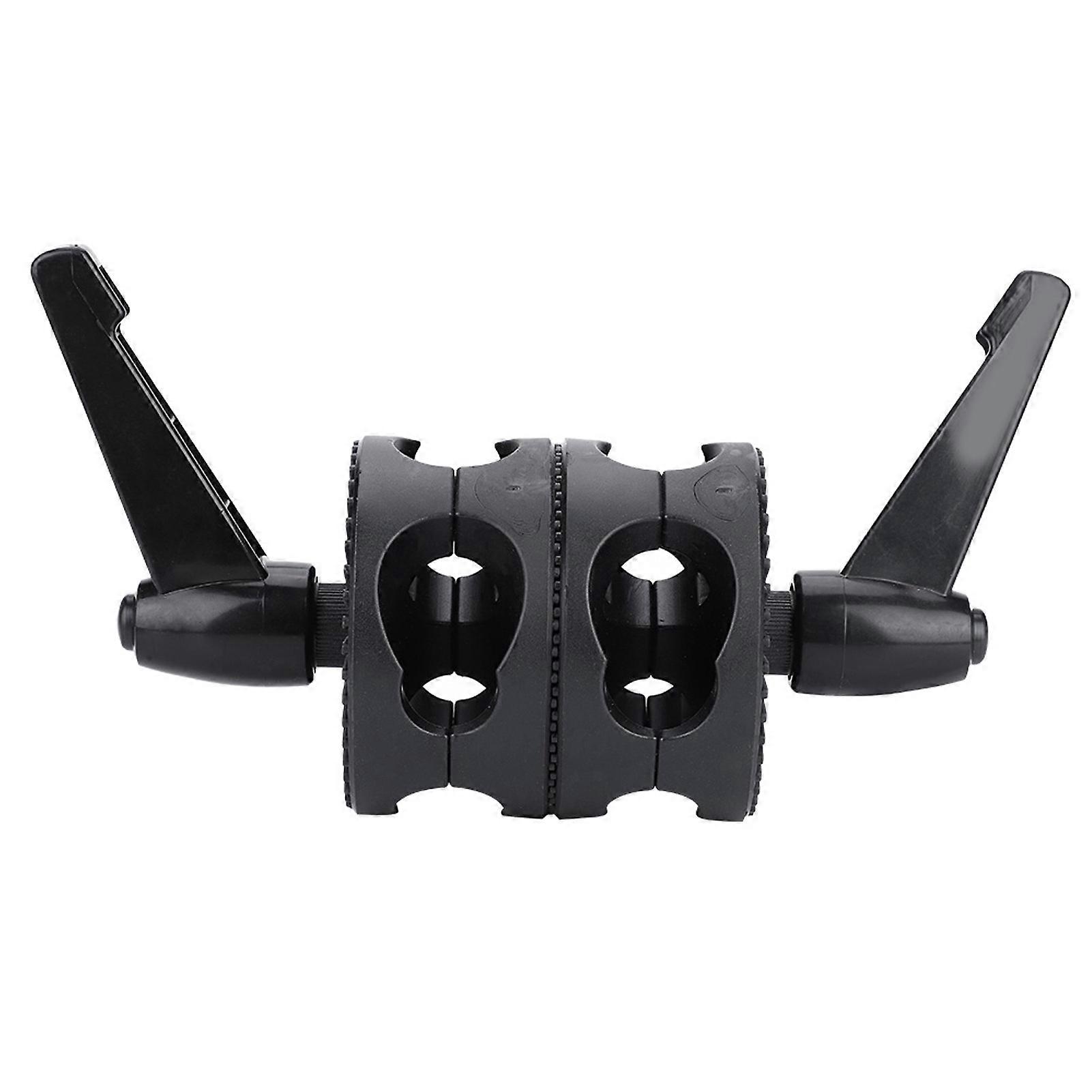 Dual Wheel Reflector Bracket Support Rotator Light Stand Adapter Photography Accessory