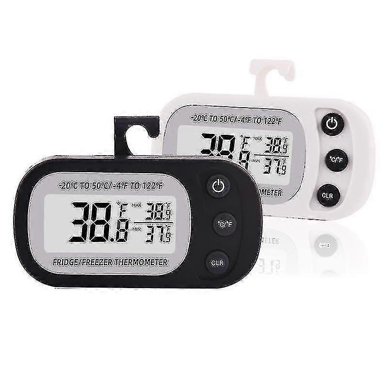 Electronic Digital Refrigerator Thermometer Lcd Screen Fridge Freezer Temperature