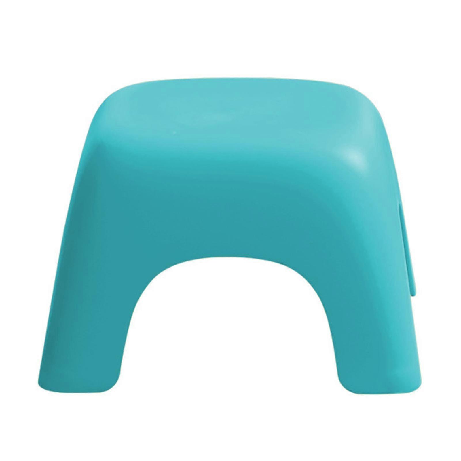 Small Stool With Bottom Anti-skid Pad No Sharp Corners Ergonomic Design Kids Portable Anti-slip Sitting Stool Daily Use