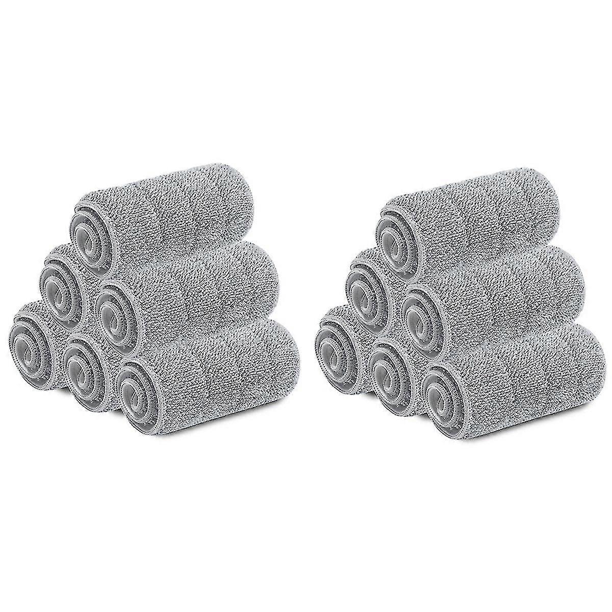 12 Pcs Microfiber Mop Cloth Kitchen Floor Cleaning