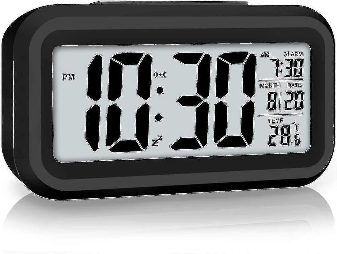 Led Display Digital Alarm Clock Baterie operat Smart Night Light