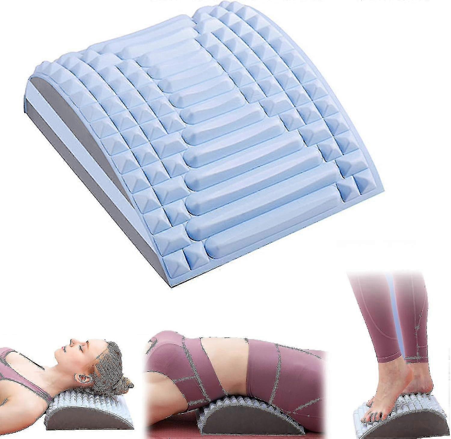 Neck & Back Stretcher Refresh, Back Neck Cracker For Lower Back Pain Relief, Multi-level Adjustable Spine Board For Herniated Disc, Sciatica