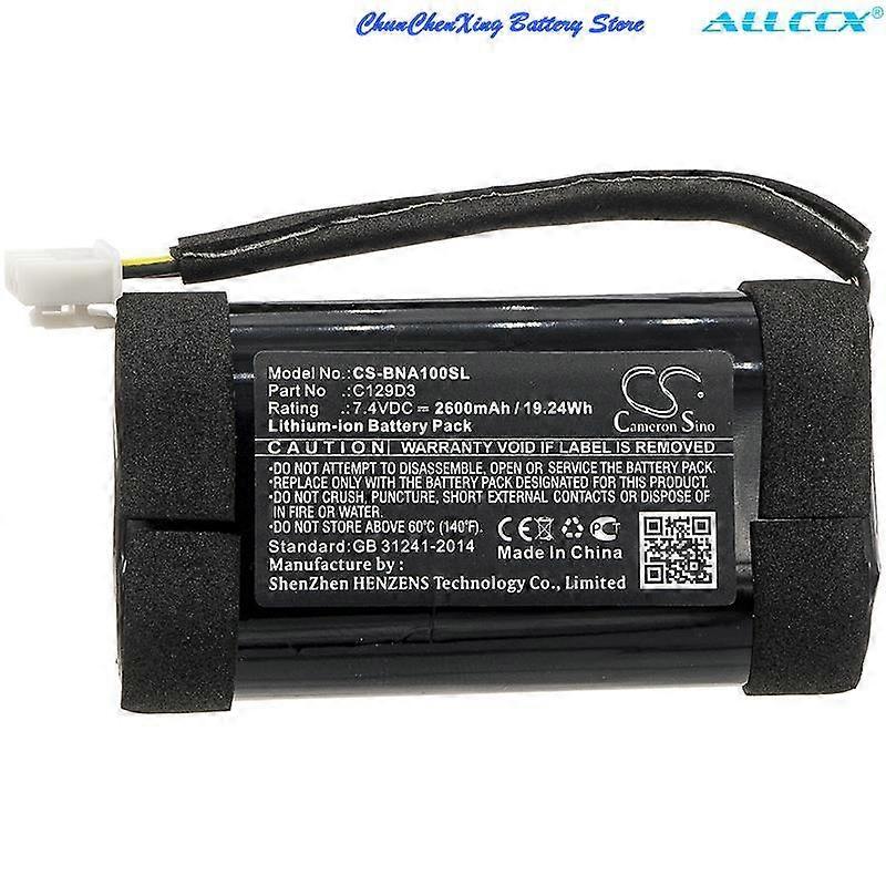 2600mAh/3400mAh Battery C129D3 for Bang&Olufsen BeoPlay A1
