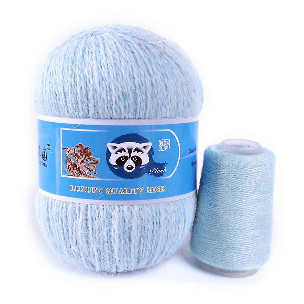 50+20g/set Long-haired Mink Wool Medium Thick Mink Wool Yarn Knitting Thread