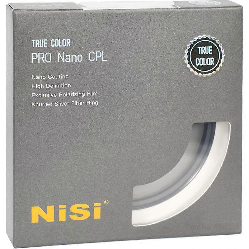 Nisi True Color CPL PRO Nano Filtre Polarisant Circulaire 40.5 43 46 49 52 58 67 72 77 82 95 mm