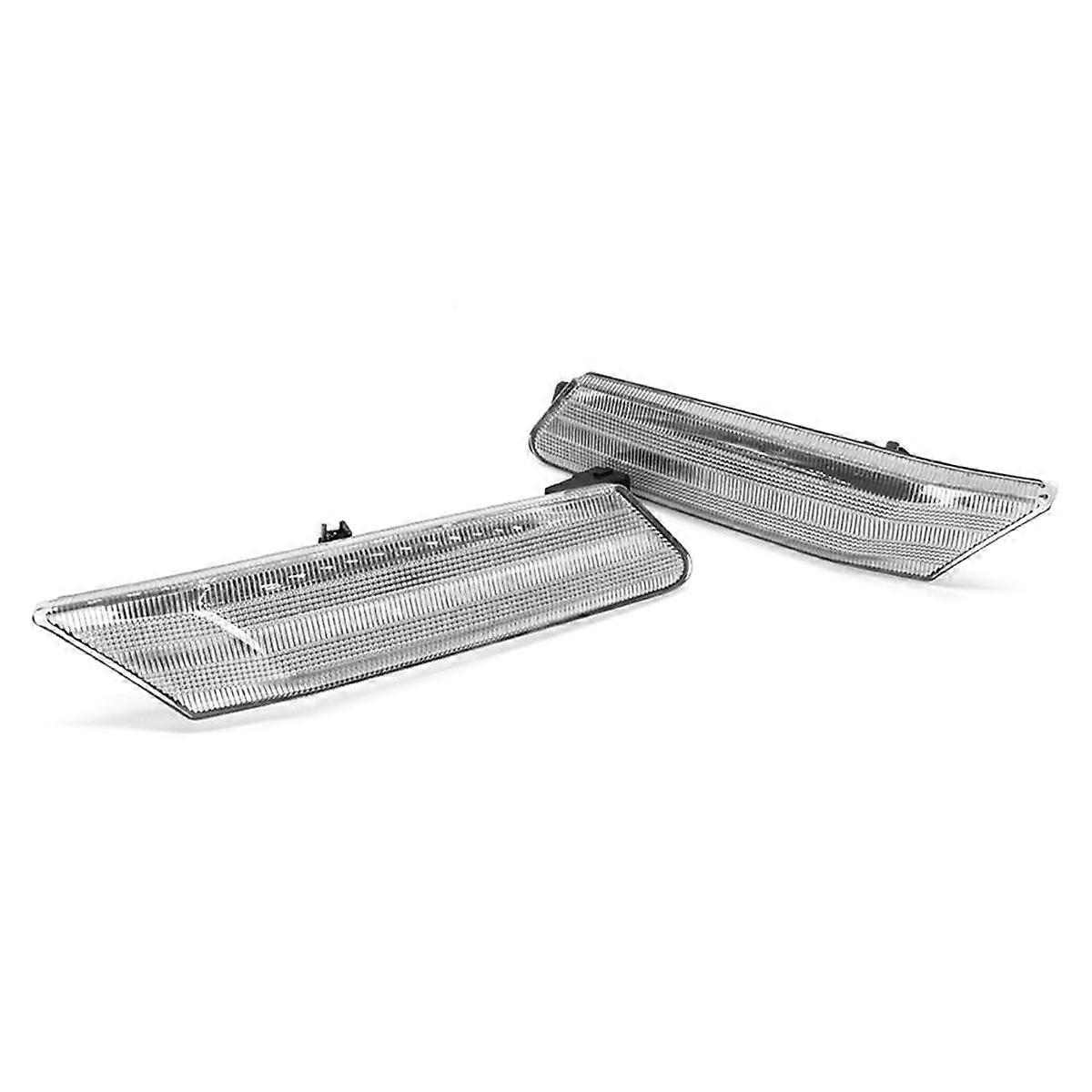 Car Dynamic LED Amber Side Marker Light Turn Signal Lamps 997631033, 997631034 Clear Lens for 997 987 05-12