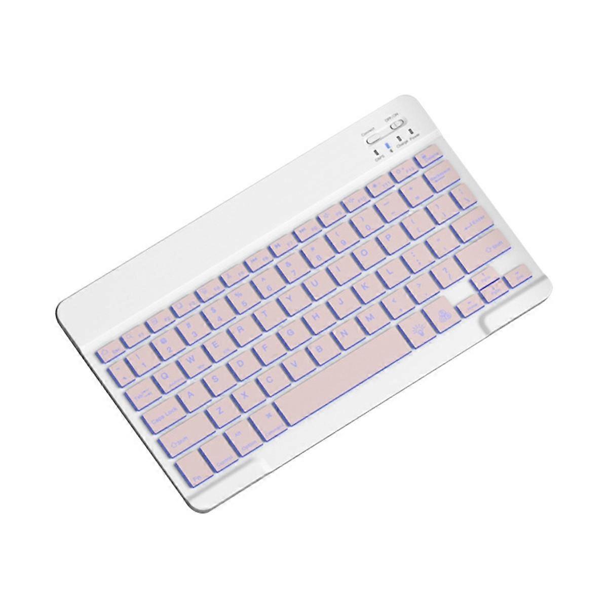 10 polegadas backlit teclado Bluetooth Protable Mini Mute Keyboard para telefones celulares tablets e laptops teclado sem fio G