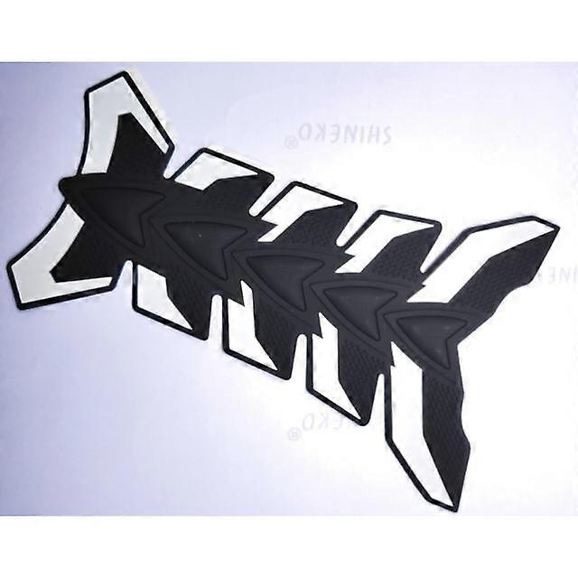 אופנוע דג מדבקת עצם גז מגן מיכל דלק כיסוי כיסוי מדבקת כרית מיכל סיבי פחמן משטח טנק מדבקת מגן כללי