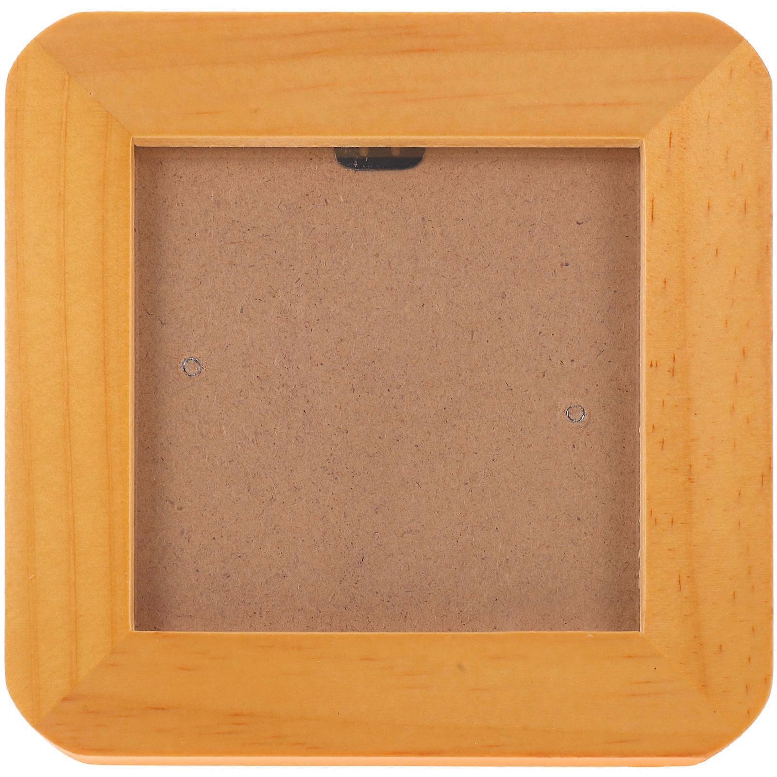 Photo Frame Square Picture Photo Display Frame Home Decoration No Paperboard