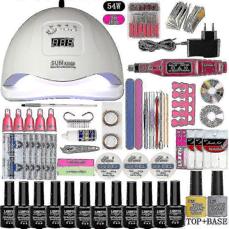 Set Tools Uv Led Lamp Dryer With L Kit--(niubi)