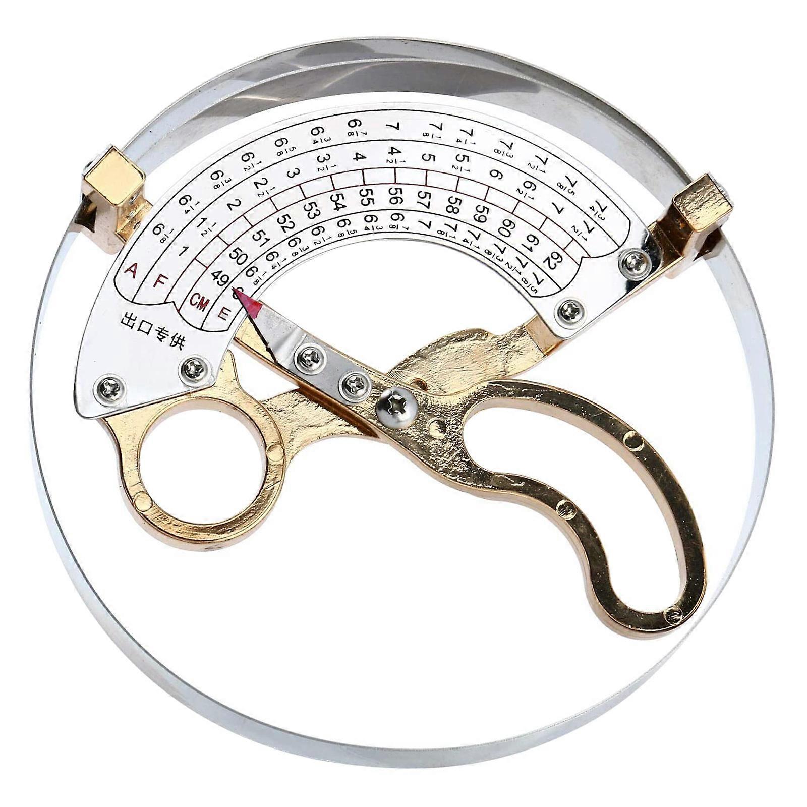 Scissor Type Hat Ruler Hand Held Milliners Sizer Cap Hat Size Measuring Tool