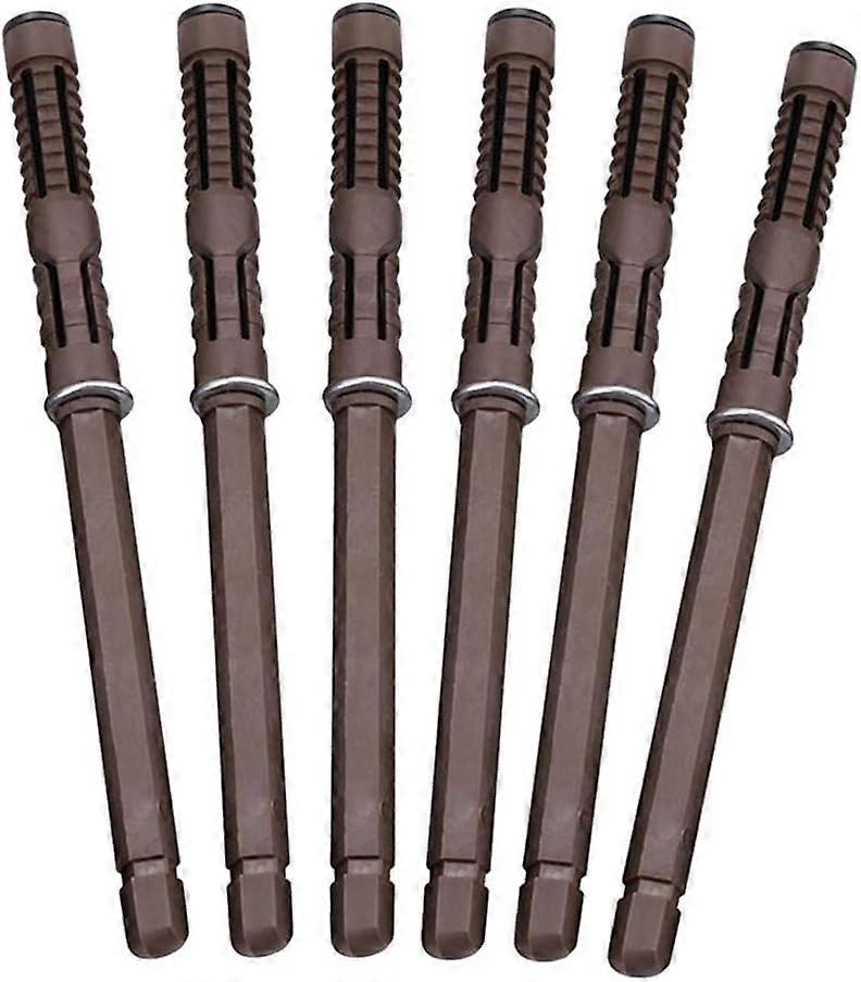 [6 Pcs] 12x120mm Concealed Floating Shelf Bracket Wall Mounted Shelf Brackets - Heavy Duty Invisibl