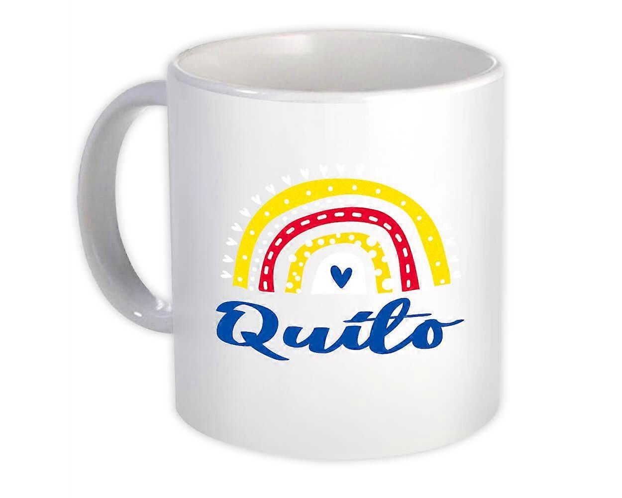 Gift Mug: Quito Ecuador Rainbow