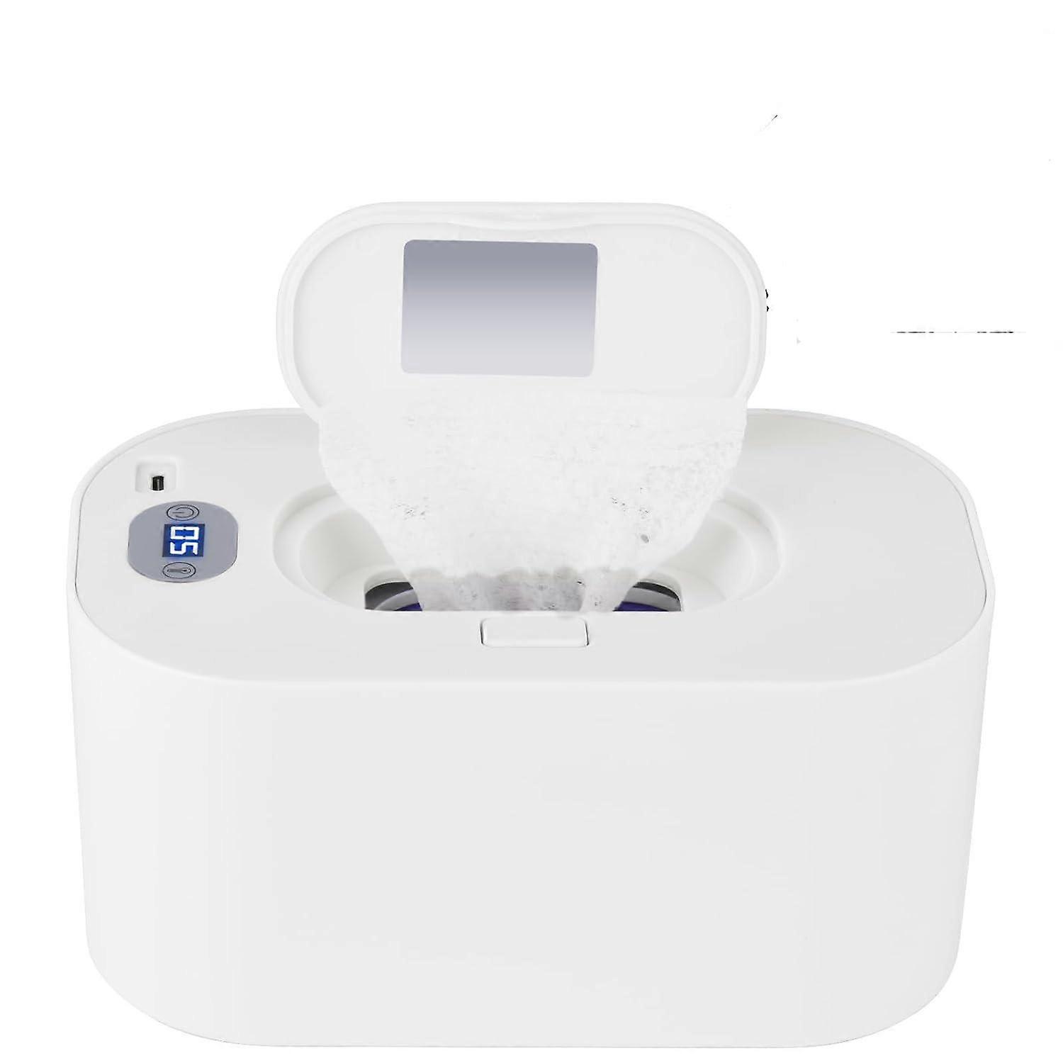 Μωρομάντηλο Warmer,3 τρόποι ελέγχου θέρμανσης θερμοκρασίας Θερμαντήρας μαντηλιού κορυφαίας σχεδίασης μεγάλης χωρητικότητας με θήκη για βρεγμένα μαντηλάκια μωρού για νεογέννητα, Wi πάνας