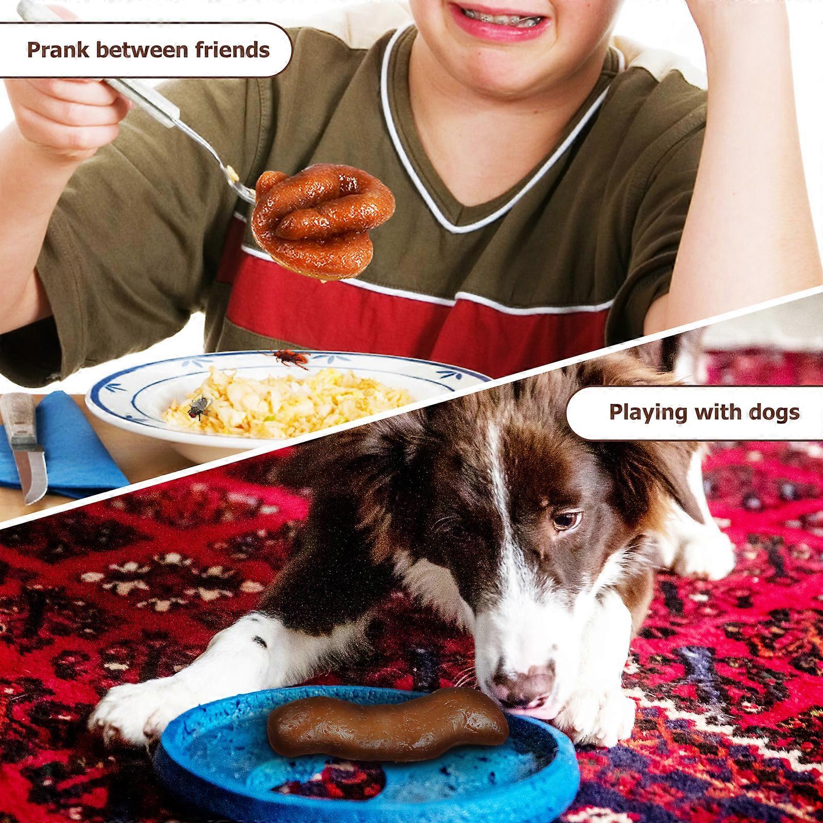 Pooping Toy Realistic Fake Poop Fake Dog Poop Prank Gift Gag Props Fake ...