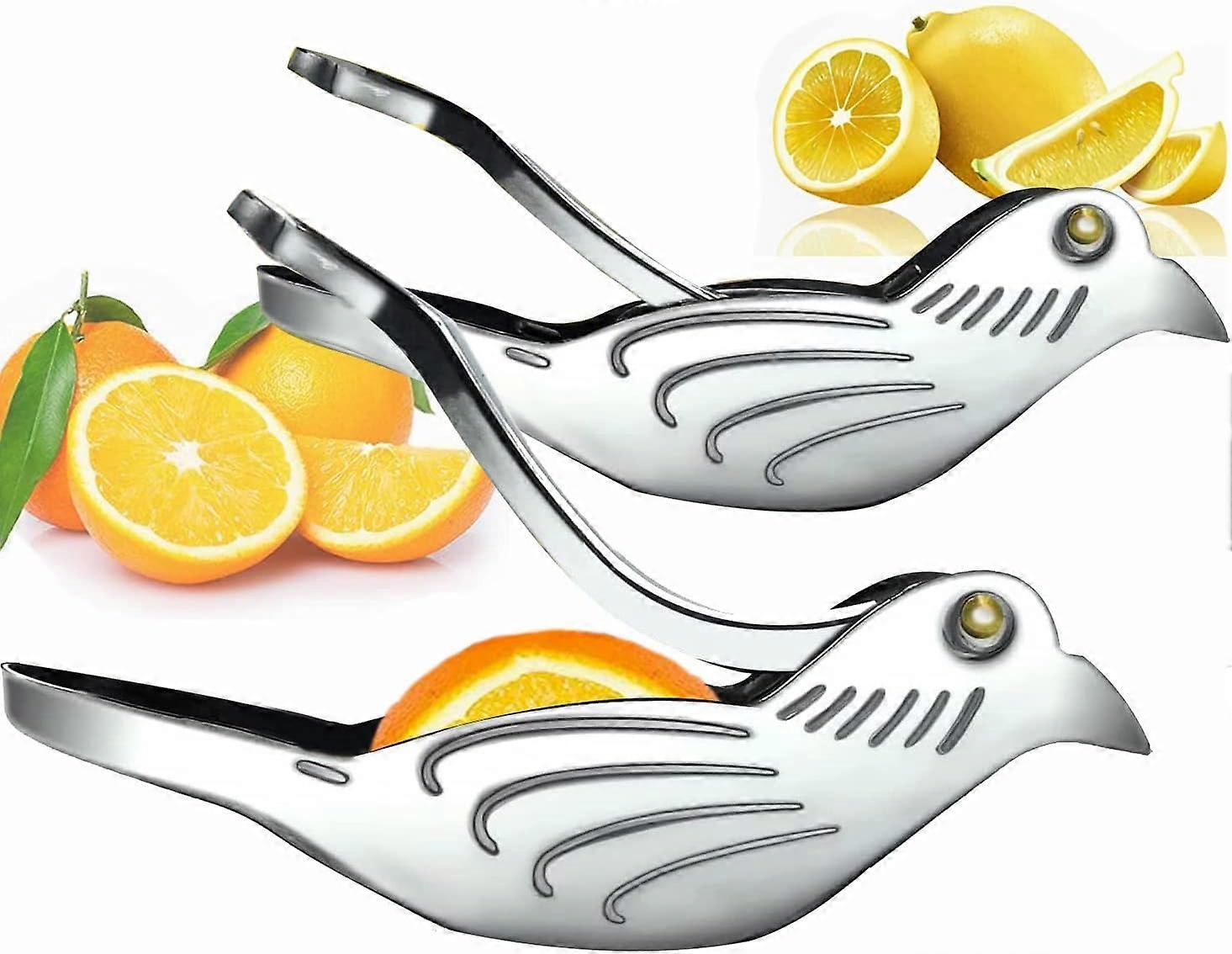 Lemon Squeezer Bird Shape Lemon Juicer rustfritt stål Lime Extruder med helle tut