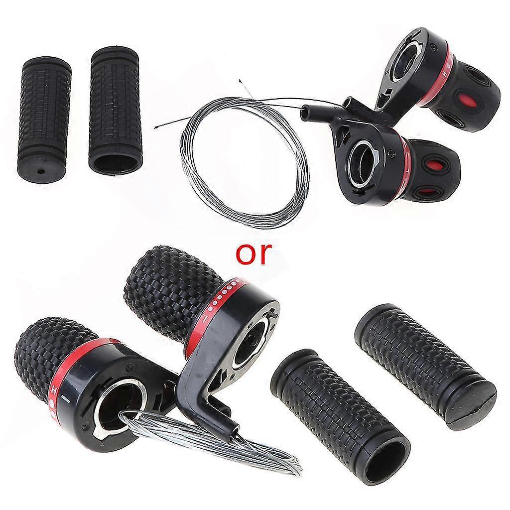 1 Pair Derailleur Grips Bicycle Lever Transmission Twist Grip Speed Change Mtb B