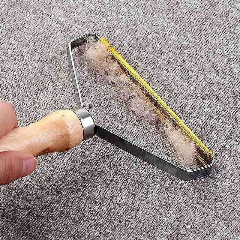 Portable Lint scraper Metal Fabrics Cleaner Restore Brush Remover Clothes Fuzz Shaver