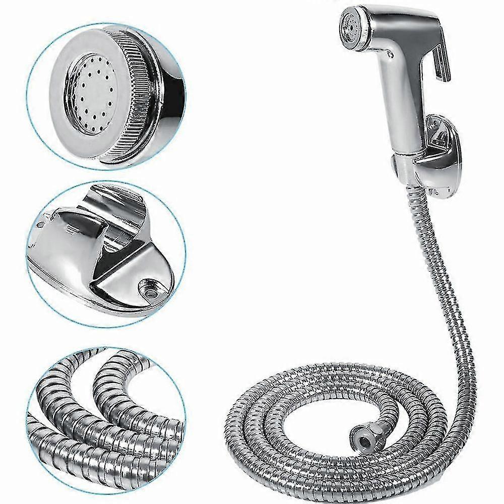 Bathroom Handheld Toilet Bidet Sprayer Set Kit Hand Bidet Faucet