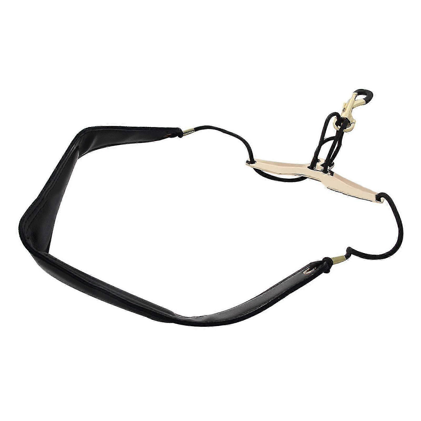 Adjustable Length Saxophone Neck Strap Soft Sax Leather Breathable Strap Padded