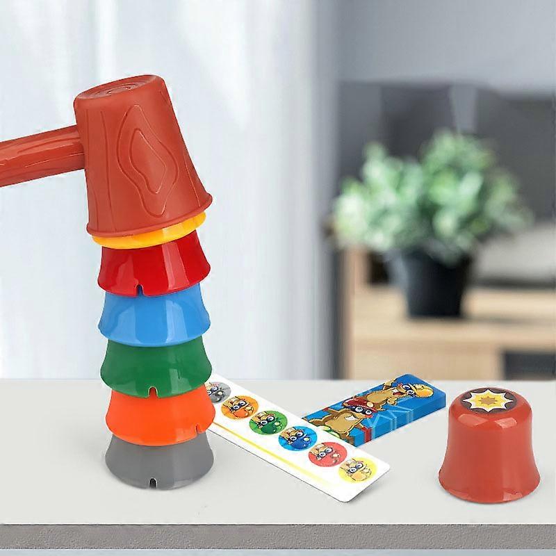 פטיש שומה מחסנית כוסות משחק לוח עבור הורים-ילדים צעצוע מודיעין לילדים