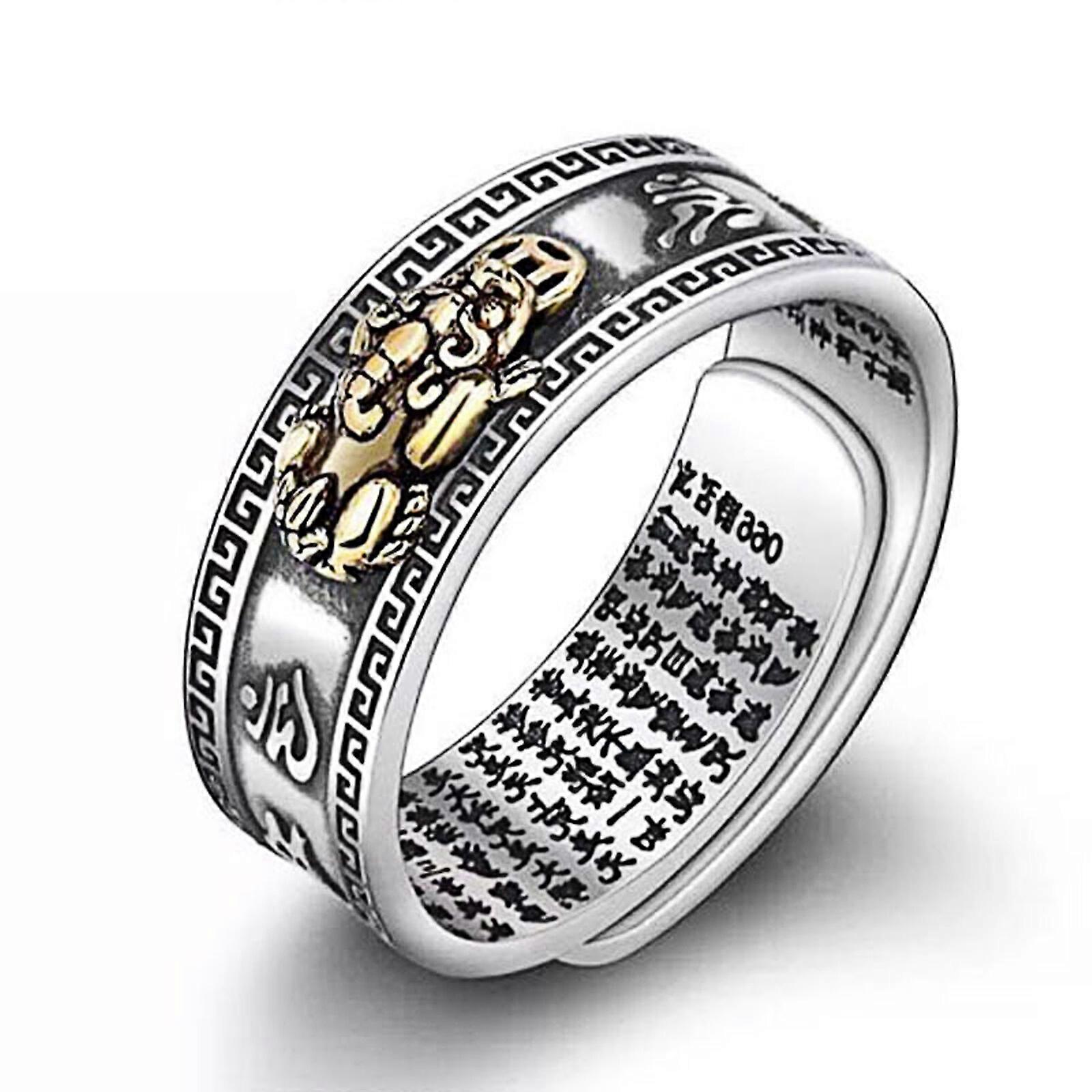 Accessories Ornament Creative Durable Men's Retro Adjustable Ring Ring