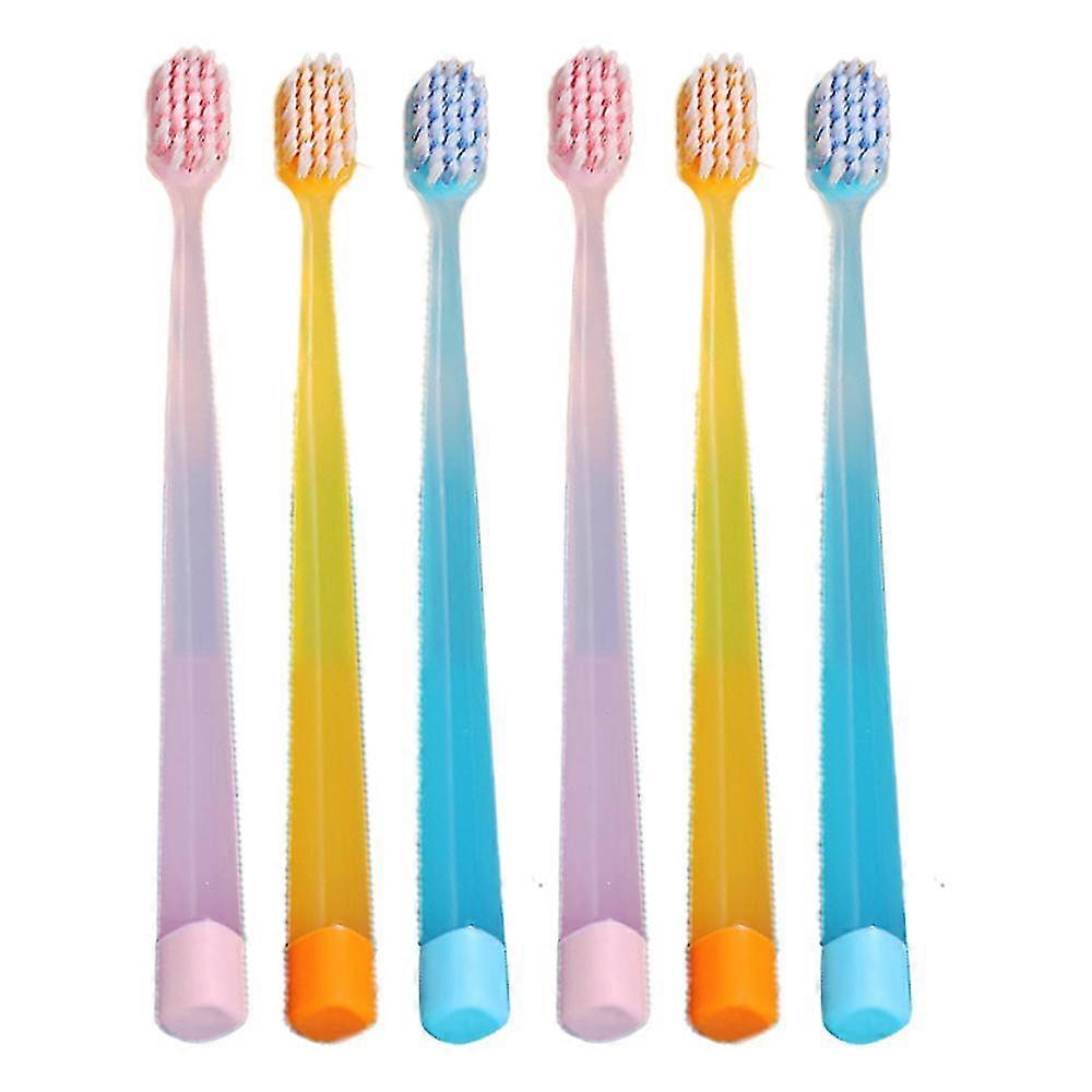 Soft Toothbrushes, 6 Count