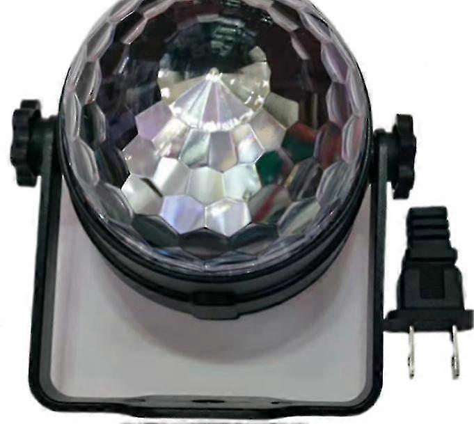 4pcs Small Magic Ball Crystal Colorful Voice-activated Rotating Stage Lights