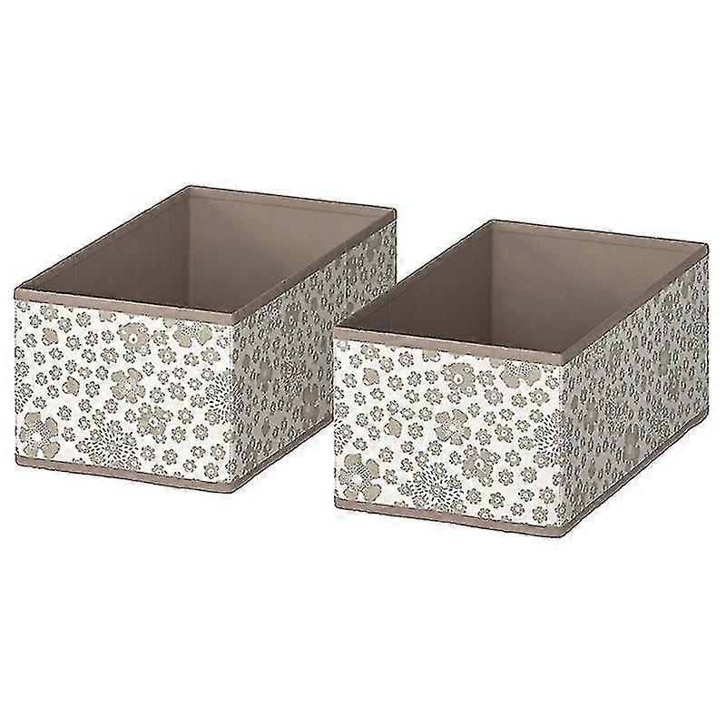 Foldable Storage Box Clothes Underwear Socks Storage Box (khaki)