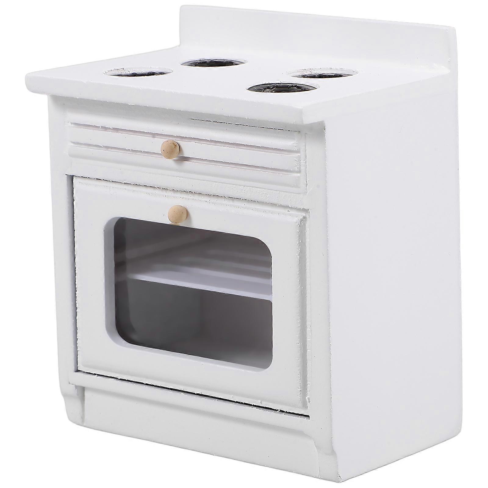 Nukkekoti Pienoishuonekalut Minikeittiö Sisustus Simuloitu miniliesi Liesi Malli