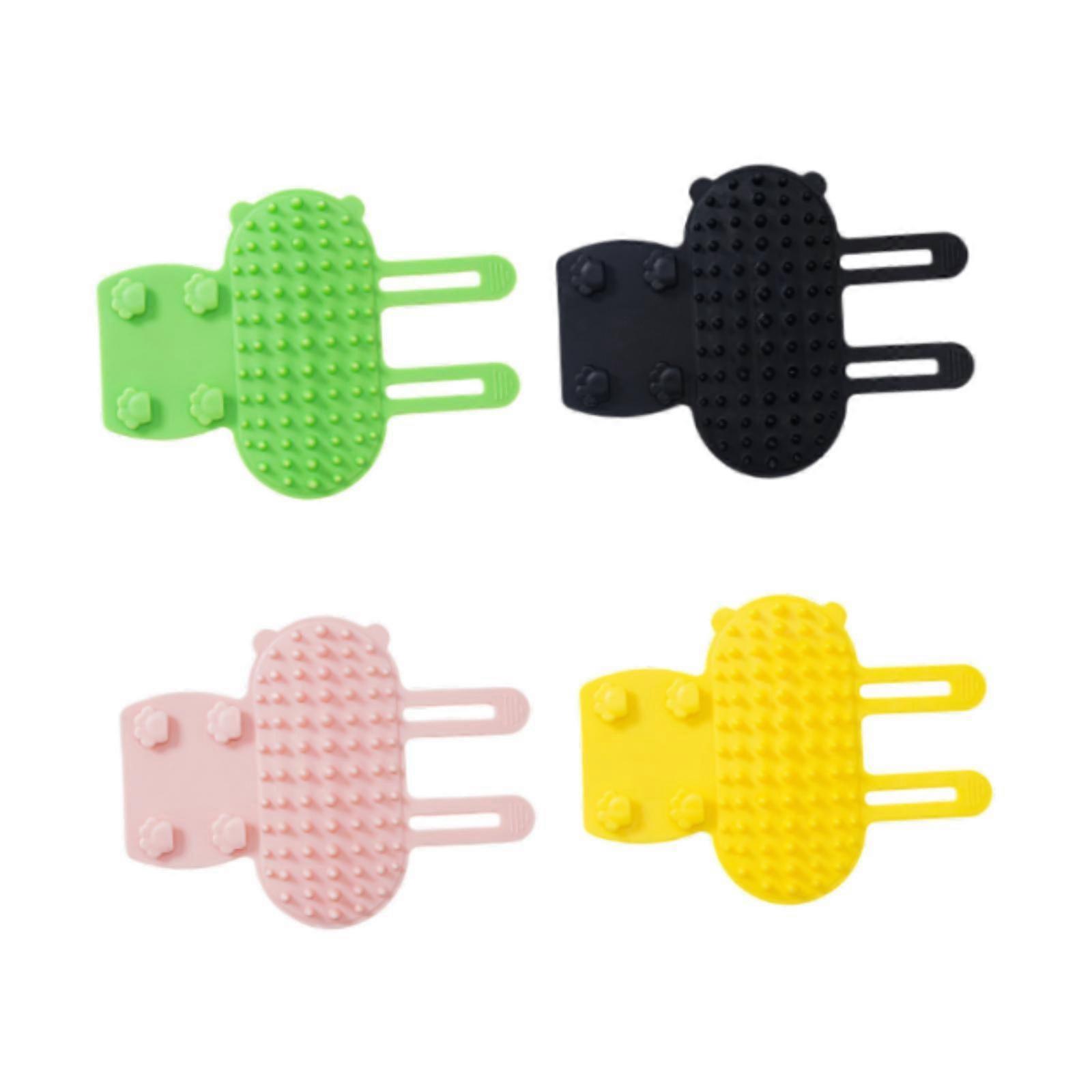 4Pcs Tickling Comb Pet Brush Multifunction Pet Rubbing Corner Grooming Combs