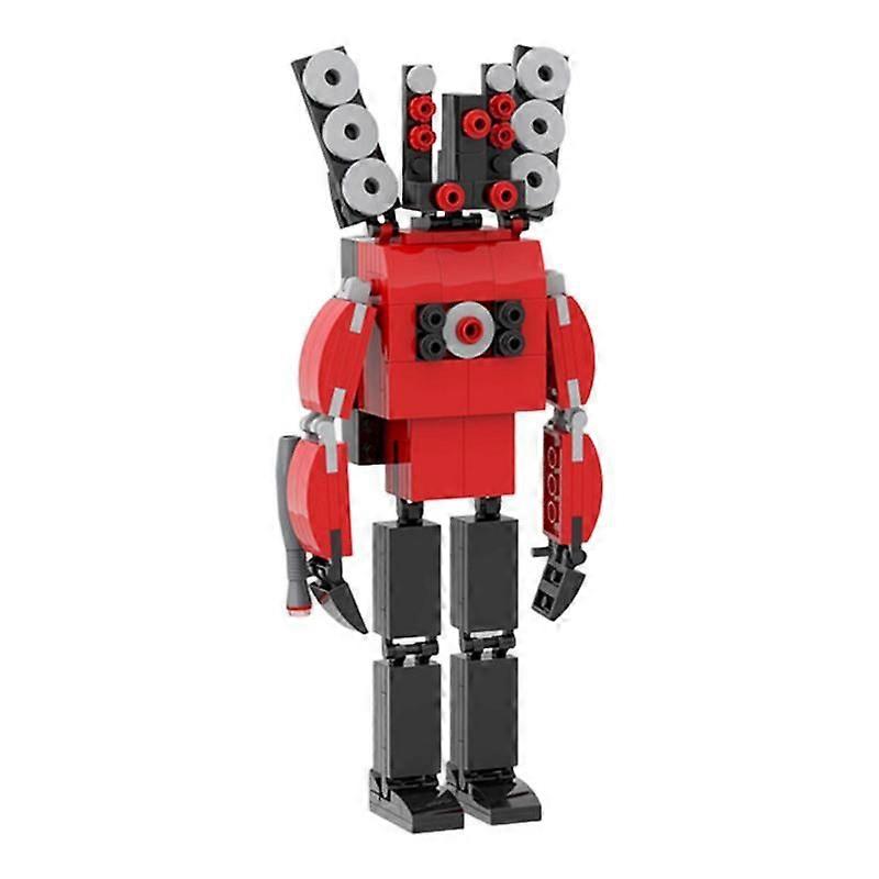 Skibidi Toalett Action Figur Building Block Kit Monitor Man Blocks Modeller Building Leker Skibidi Toalett Modell Kid Collection Gift