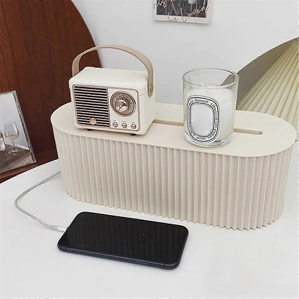 Plug Board Storage Box Cable Wire Organizer Case Socket Wireless WiFi Router Desktop Data Line Plug