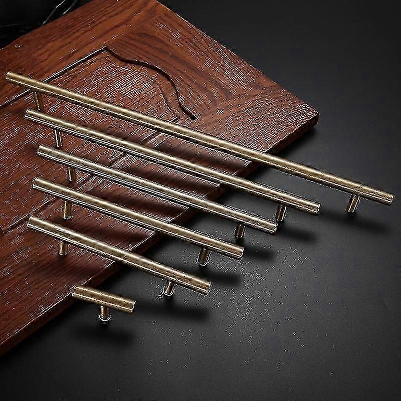 مقبض أثاث نحاسي صلب مقابض مطبخ مقابض خزانة ذهبية مصقولة درج يسحب أجهزة أثاث نحاسية