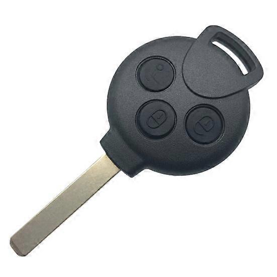 Key Cover Reliable 3 Button Black Remote Key Fob for