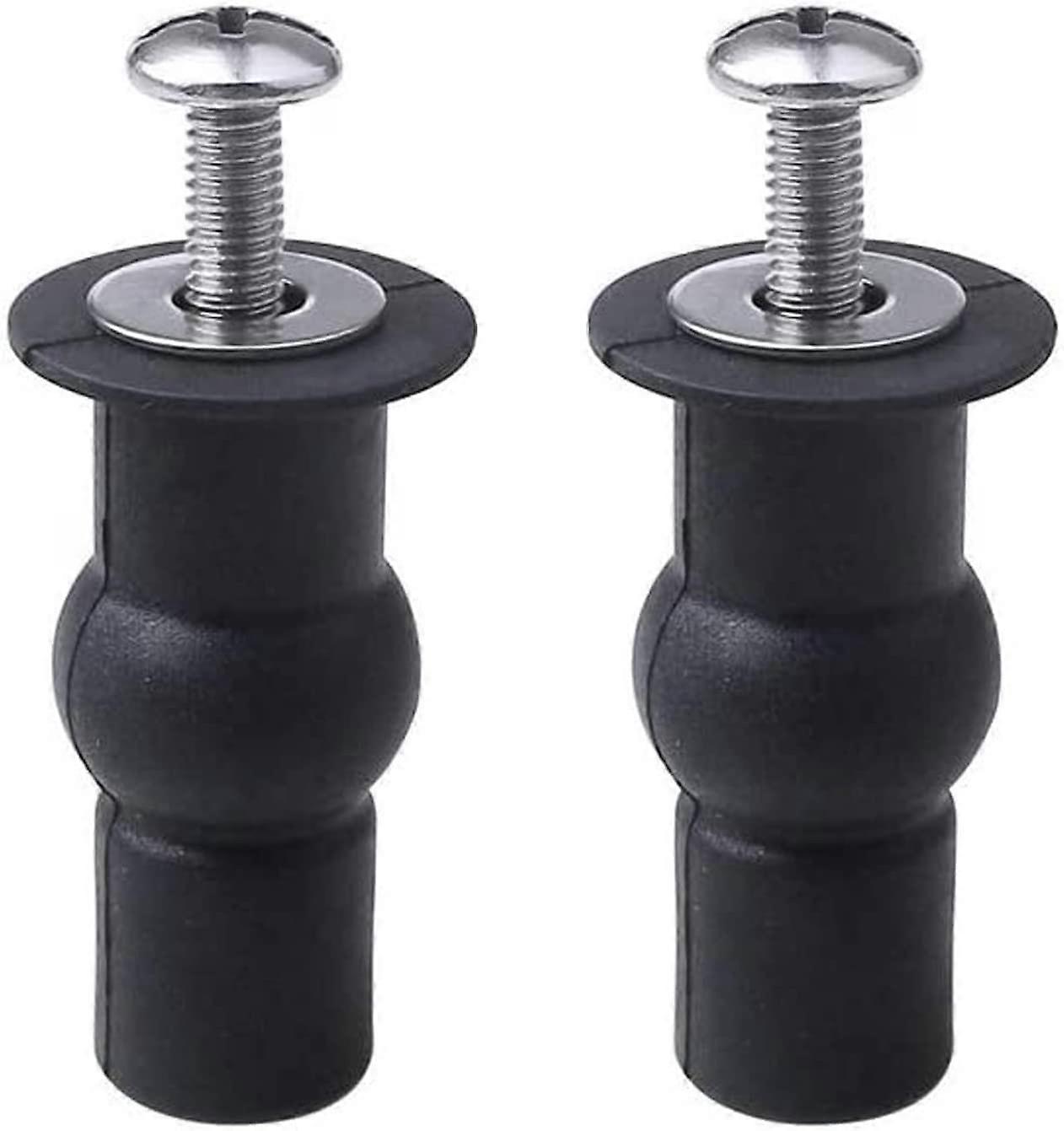 Toilet Seat Hinges Fixing Device for Standard and Elongated Toilets, Durable Plastic, Easy Installation, Universal Fit