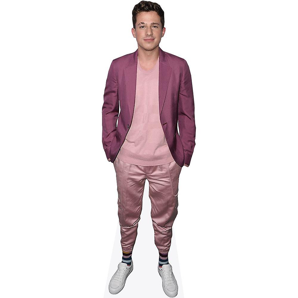 Charlie Puth (Pink) Cardboard Cutout (lifesize OR mini size). Standee. Stand Up.