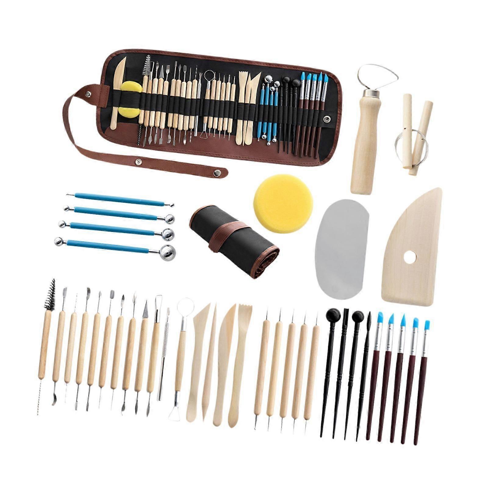 40Pcs Clay Sculpting Tools Professional DIY Clay Modelling Tools for Carving