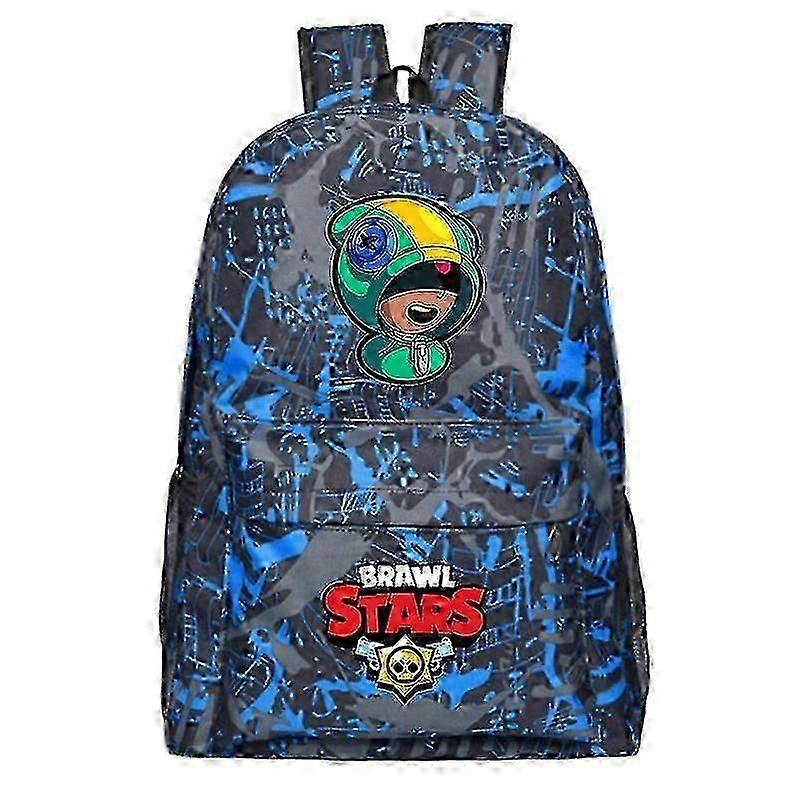 BRAWLSTARS Wilderness Fighting Boys and Girls Backpack BSSM