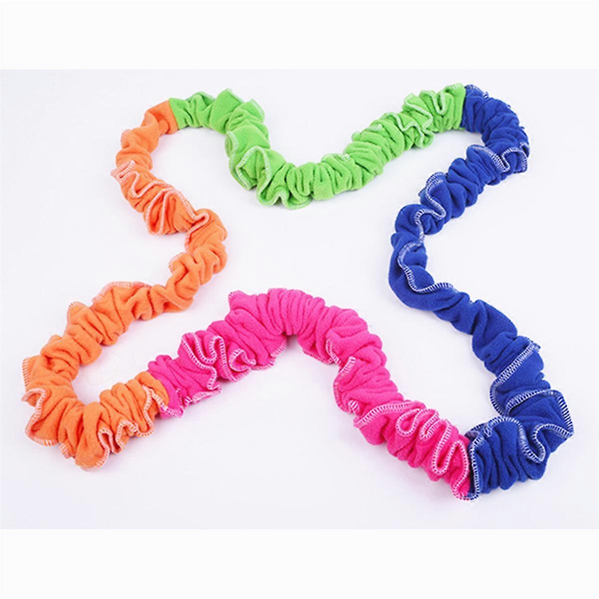 Team Training Latex Stretchy Band 12Feet for Creative Movement Props Group Game Accessories Interactive Leisure Game Sup Multicolor