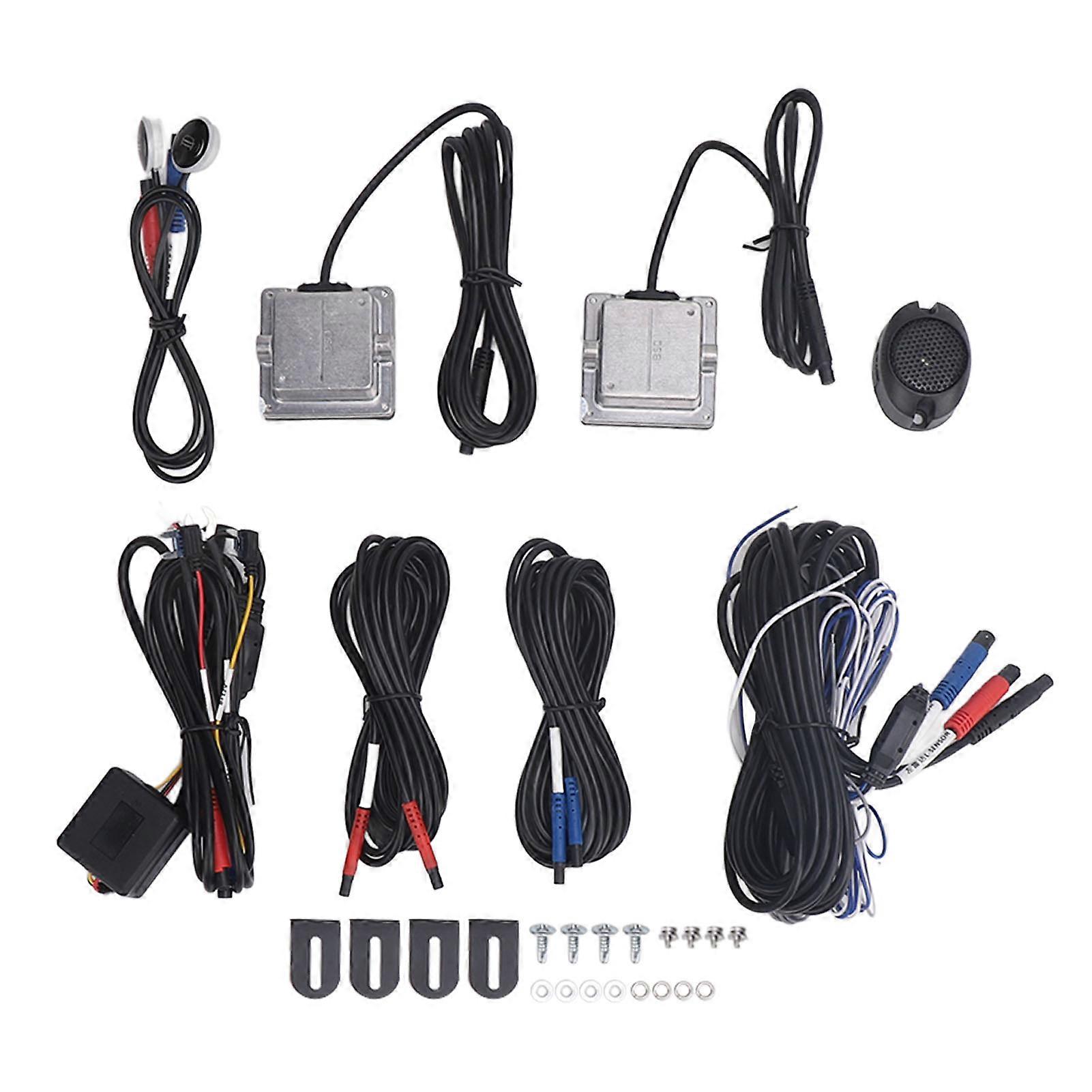 Blind spot monitor with LED alert for safe lane change