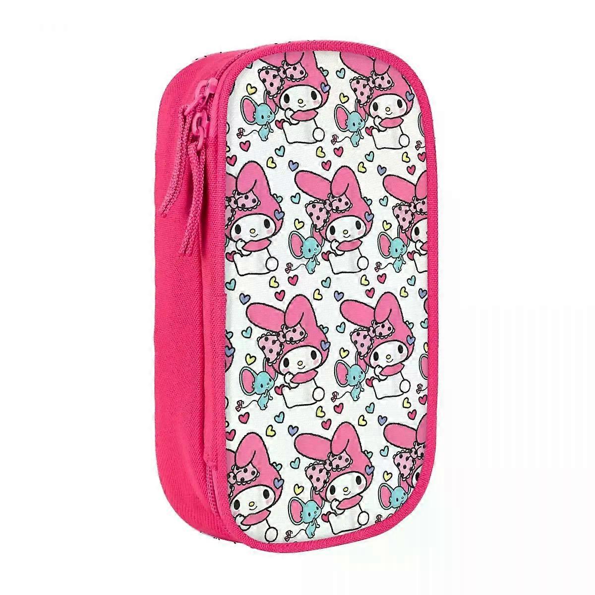 x251 ميلودي وصديقي حلوة القلوب مقلمة قلم رصاص حقيبة طالب كبير تخزين مكتب هدية قلم رصاص الحقيبة ffxz251