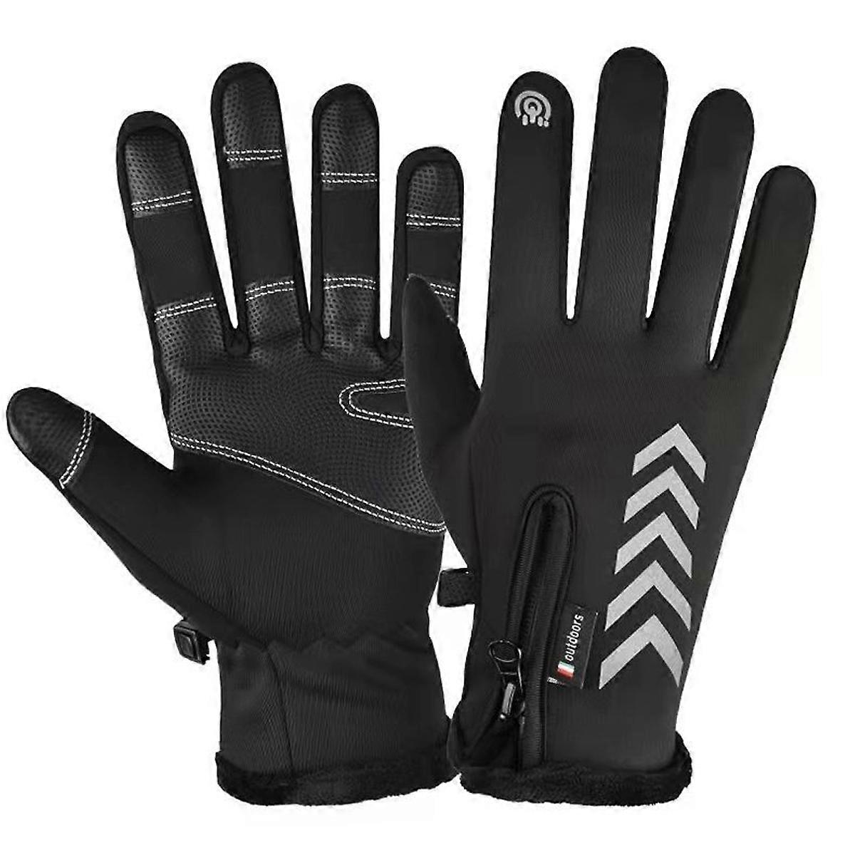 Thermal Winter Gloves, Touch Screen, Windproof, Waterproof