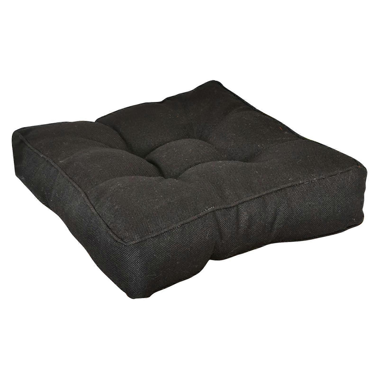 Three-dimensional Solid Color Sedentary Thickened Imitation Linen Cushion Compressed Tatami Window Cushion Candy Color Cushion